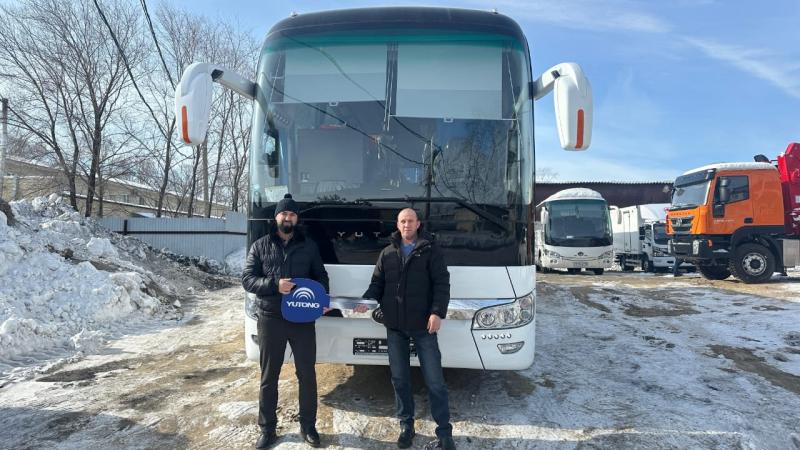 ООО «Автосфера» стали юбилейными владельцами автобуса YUTONG ZK6122H9