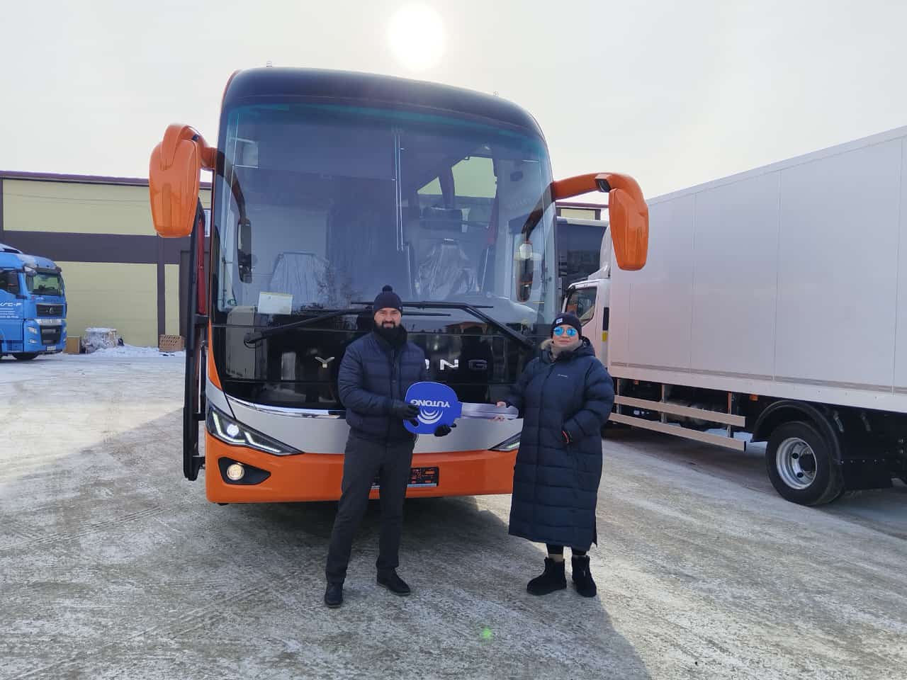 Поздравляем перевозчиков из Хабаровского края с новым автобусом Yutong ZK6128H! Поздравляем перевозчиков из Хабаровского края с новым автобусом Yutong ZK6128H!