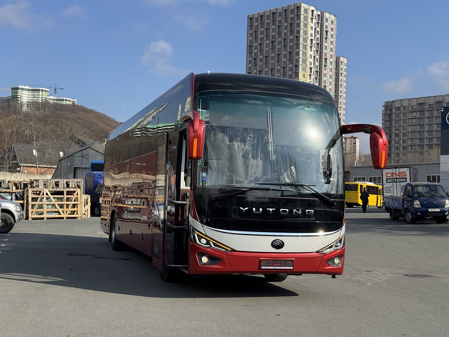 Еще один Yutong C12PRO отправляется к заказчику (ZK6128H)