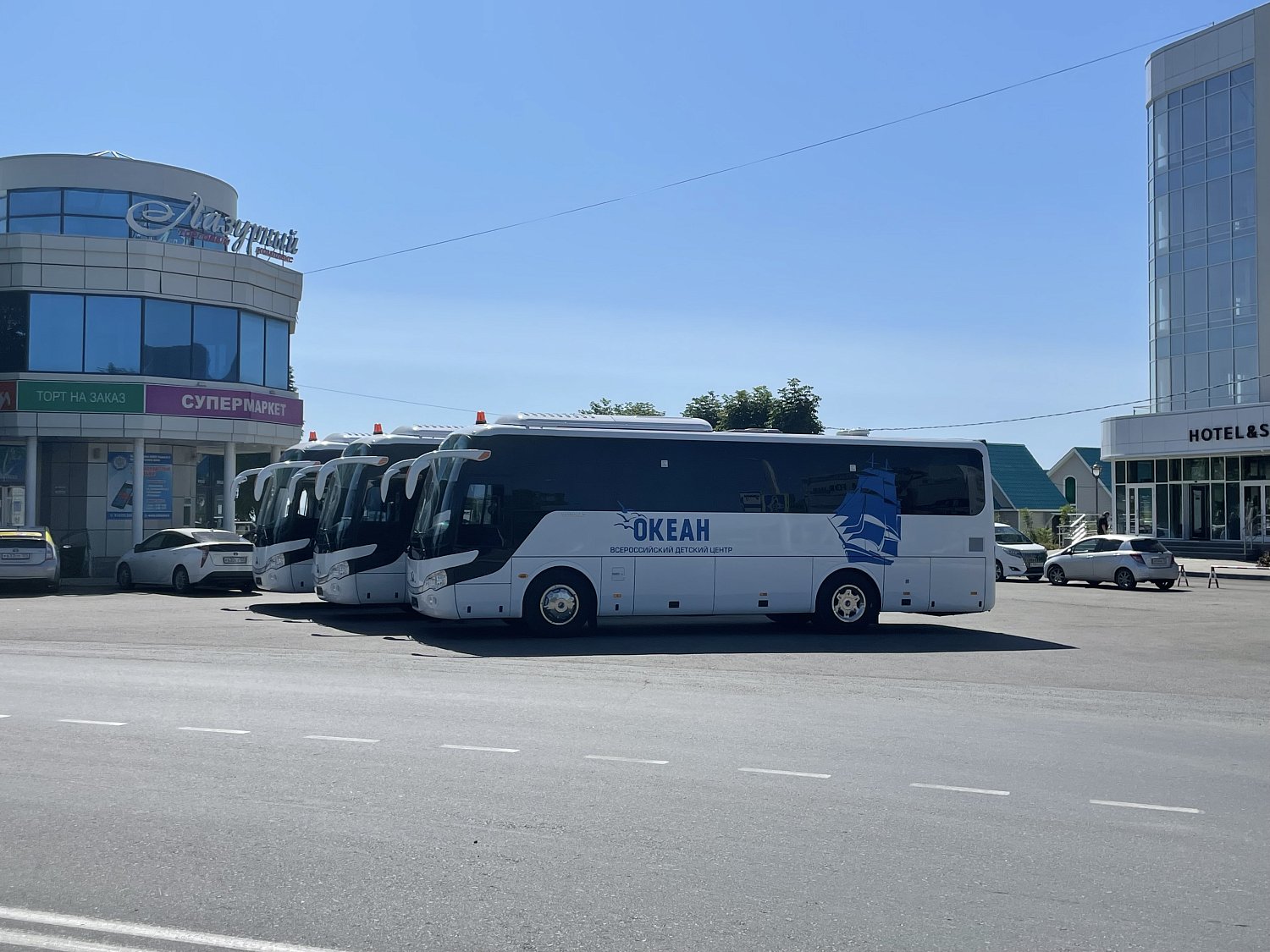 Автобусы для всероссийского детского центра «ОКЕАН»